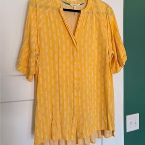 Matilda Jane Yellow and White Blouse